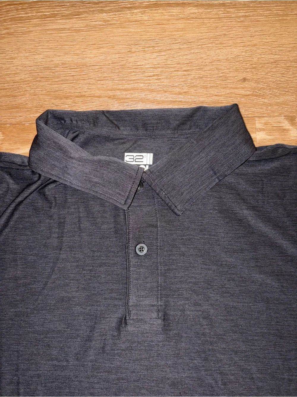 32 Degrees Polo Shirt Size Large Dark Grey New With Tag